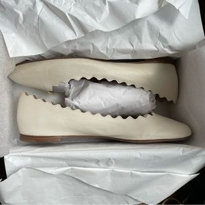 Chloe ballet flats 37 white